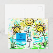 GET VACCINATED BRIEFKAART (Voorkant / Achterkant)