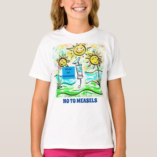 GET VACCINATED    T-SHIRT (Voorkant)