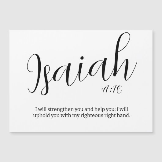 Get Well Bible Verse | Isaiah 41 | Strength Magnet (Devant)