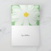 Get Well Bientôt carte de voeux avec design de fle (Intérieur)