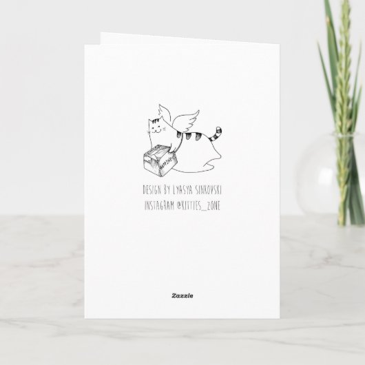 Get Well Feel Better Cold Flu Sick Schattige Funny Kaart (Achterkant)
