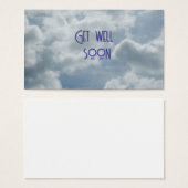 Get Well Gift Card Visitekaartje (Voorkant /achterkant)