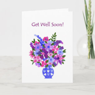 Get Well Kaart - Bloemkracht