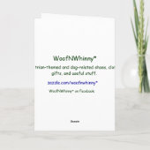 Get Well Kaart: Horse BLECH! Kaart (Achterkant)