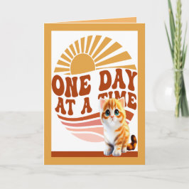 Get Well Kaart voor Geel Kat