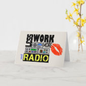 Get Well Kaart voor Ham Radio Operator (Gele Bloem)