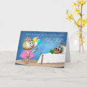 GET WELL SECRET PAL - AARDAPPELFAMILIE KAART (Gele Bloem)