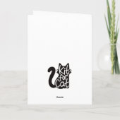 Get Well Soon Cat Card Kaart (Achterkant)