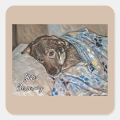 Get Well Soon in German Sticker (Devant)