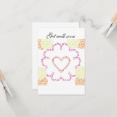 Get Well Soon Kaart (Voorkant / Achterkant in situ)