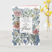 Get Well Soon Proverbs Scripture Religious Roses Kaart (Gele Bloem)