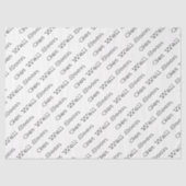 GET WELL SOON Typografie Modern Minimalistisch Ple Tissuepapier (Voorkant)