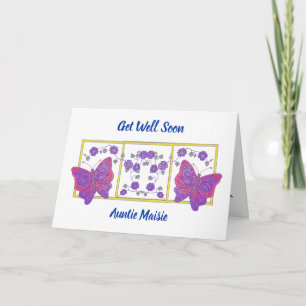 `Get Well Soon'  wenskaart Kaart