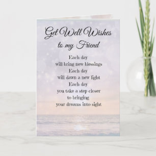 Get Well Wishes Vriend ontwerp Kaart