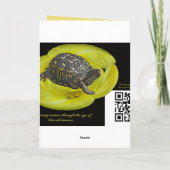 Get Well Yellow Moth Orchids - Phalaenopsis Kaart (Achterkant)