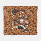 Get western fleece deken (Voorkant (Horizontaal))