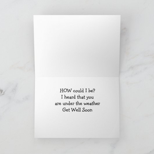 *GET WILL SOON" SAYS "SAD" DOGGIE CARD KAART (Binnen)