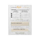 Get Your Mind RIGHT – 5-Minute Journal Notepad Notitieblok (Gedraaid)