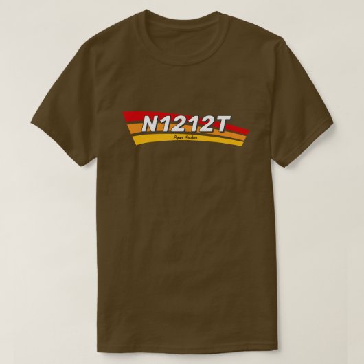 Get Your Own Aircraft Number T-Shirt (Design devant)