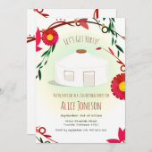 Get Yurty Birthday Uitnodiging (Voorkant / Achterkant)