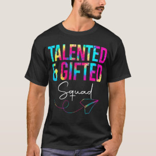 Getalenteerd en Ed Squad Tie Dye Teacher Kind Teru T-shirt