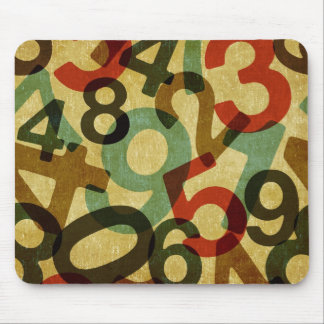  getallen textuur mousepad muismat