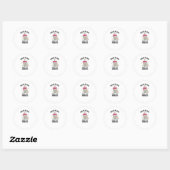 getankt ronde sticker (Vel)