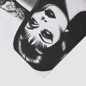  getatoeëerd Gothic meisje Tissuepapier (Detail)