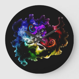 Getatoeëerde Creatieklok Grote Klok