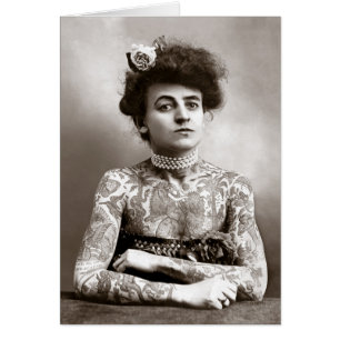 Getatoeëerde dame, 1907