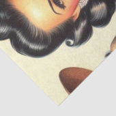 getatoeëerde pin-ups tissuepapier (Detail)