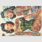 getatoeëerde pin-ups tissuepapier (Voorkant)