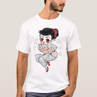 getatoeëerde tessie t-shirt