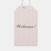 Getaway auto Romantische bruiloft gunst Labels Cadeaulabel (Achterkant)