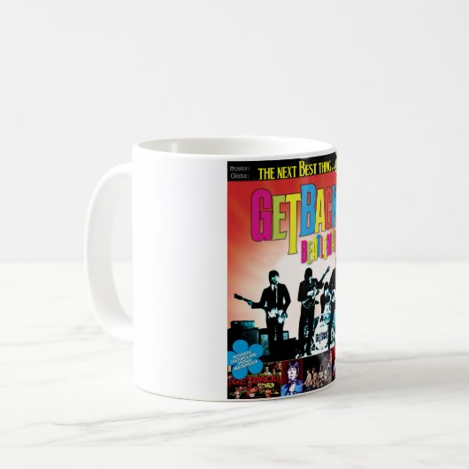 GetBack!® Beatlemania Officiële Poster Mok (Voorkant links)