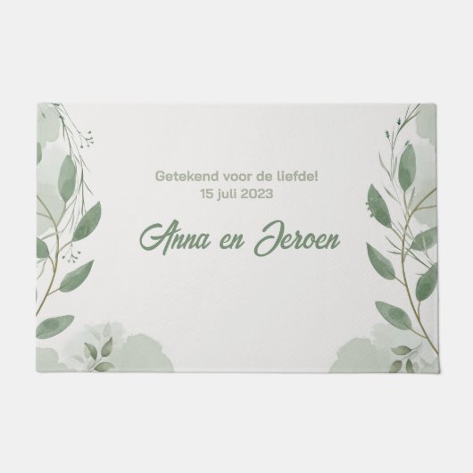 Getekend voor de Liefde! partnerschap  Deurmat (Voorkant)