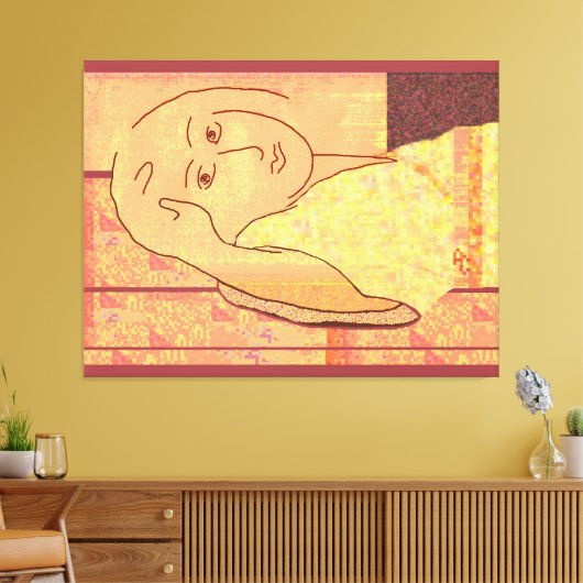 Getekend voor Matisse Canvas Afdruk (Insitu (Woonkamer))