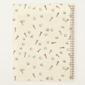 Getekende golf stijl planner (Achterkant)