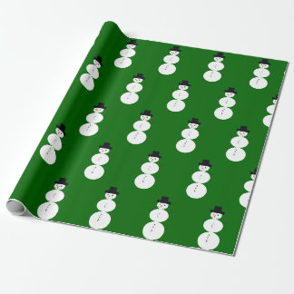 Getekende Sneeuwman Cadeaupapier