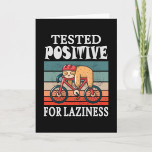 Getest positief voor laziness Sleuf op fiets Kaart