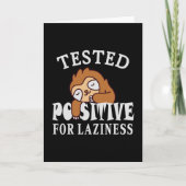 Getest positief voor luifheidssleuf kaart (Voorkant)