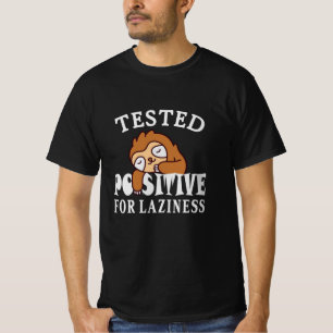 Getest positief voor luifheidssleuf t-shirt