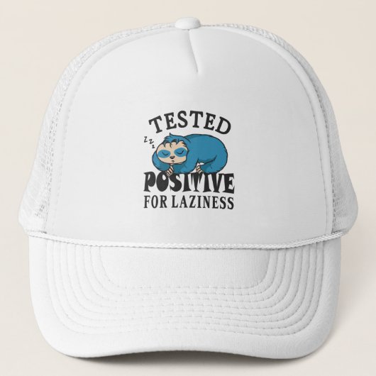 Getest positief voor luifheidssleuf trucker pet (Voorkant)