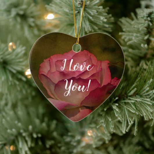 Getextureerd dieproze roze Ornament (Boom)