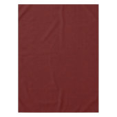 Getextureerd donkerrood, rood-bruin.  tafelkleed (Voorkant)