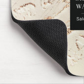 getextureerd goud moderne monogram Muismat (Hoek)