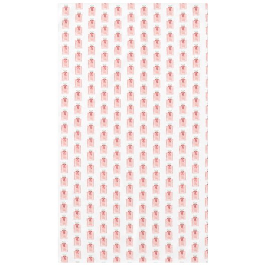 Getextureerd handgetekend bruidsfles tafelkleed (Voorkant)