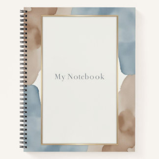 Getextureerd Lijst: Waterverf en papier Notitieboek