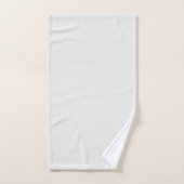 Getextureerd massief wit. bad handdoek (Handdoek)