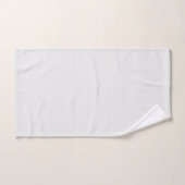 Getextureerd massief wit. bad handdoek (Handdoek)